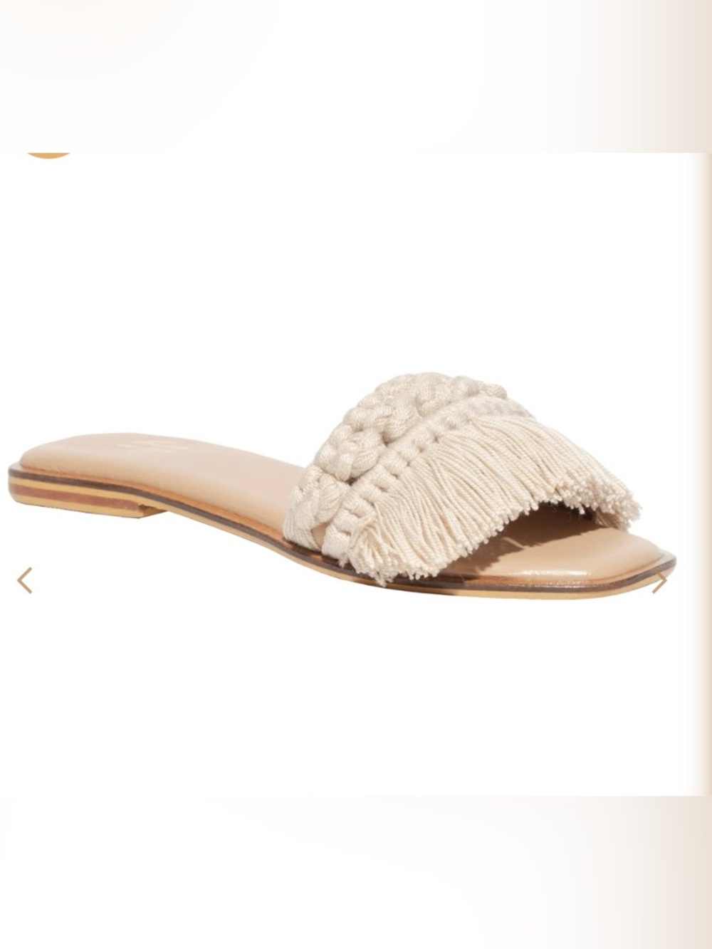 Silvia Cobos Macrame Fringe Sandals - Picture 5 of 5